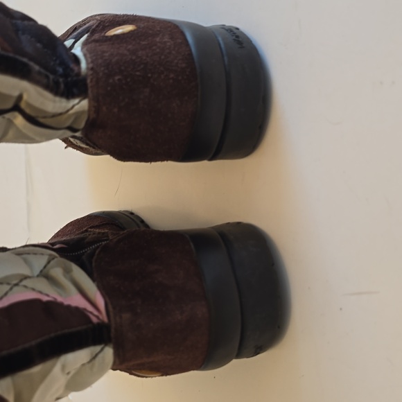 Coach Women's Monogram C's Quilted Sasha Winter Snow Boots Fur Trim Size 8.5 - Picture 7 of 17